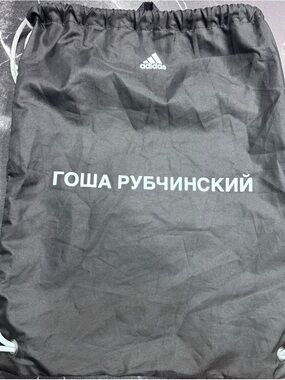 Adidas Gosha Rubchinskiy Black White Sports Bag OG Rare 2017 Authentic